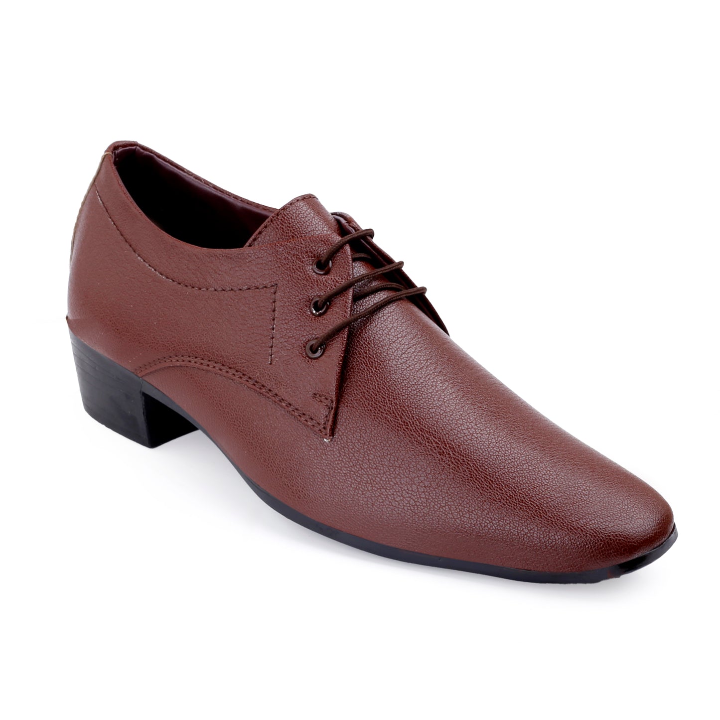 Men's Office Wear Height Increasing Derby Formal Shoes