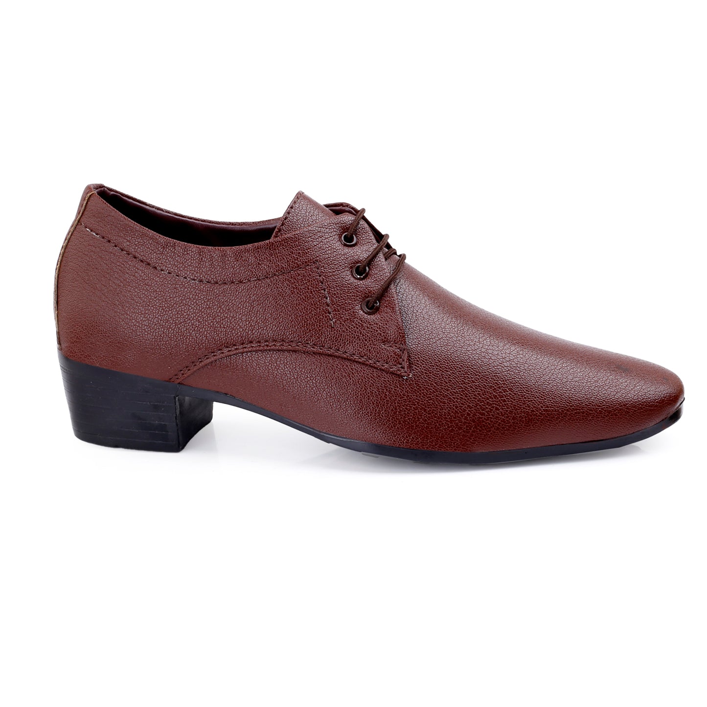 Men's Office Wear Height Increasing Derby Formal Shoes