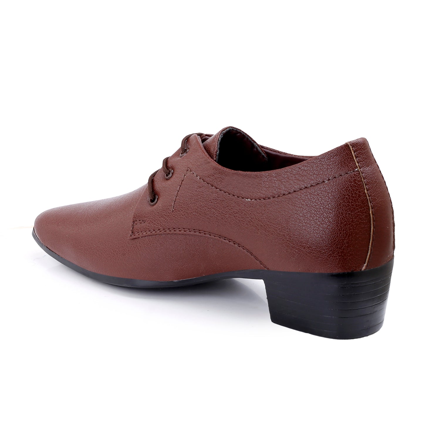 Men's Office Wear Height Increasing Derby Formal Shoes