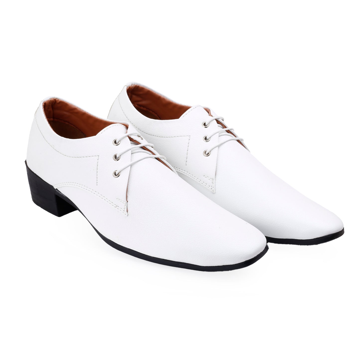 Men's Office Wear Height Increasing Derby Formal Shoes