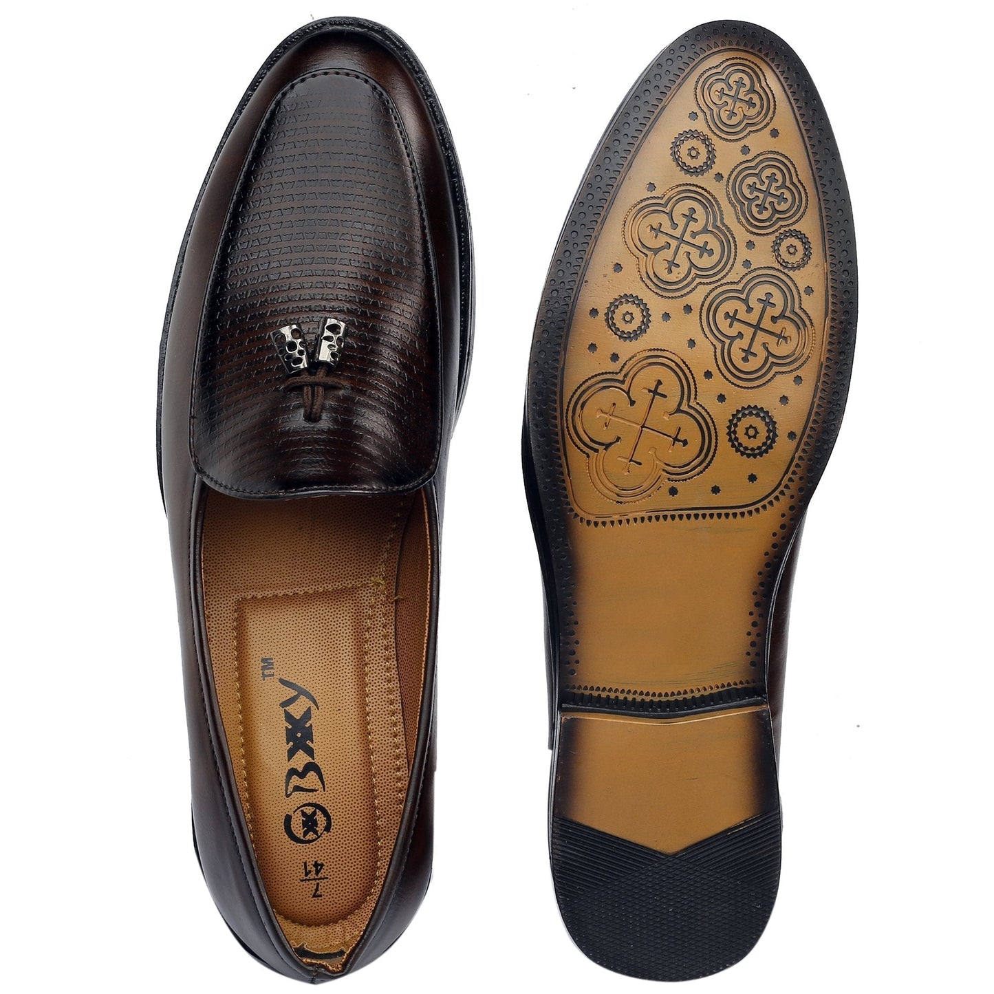 Bxxy's Faux Leather Casual Moccasins Slip-ons