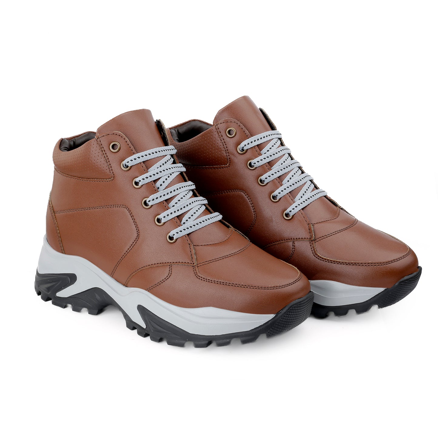 Men's 3 Inch Hidden Height Increasing Casual Outdoor Sneakers Boot