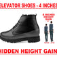 Men's 4 Inch Hidden Height Increasing Boot in Eva Sole