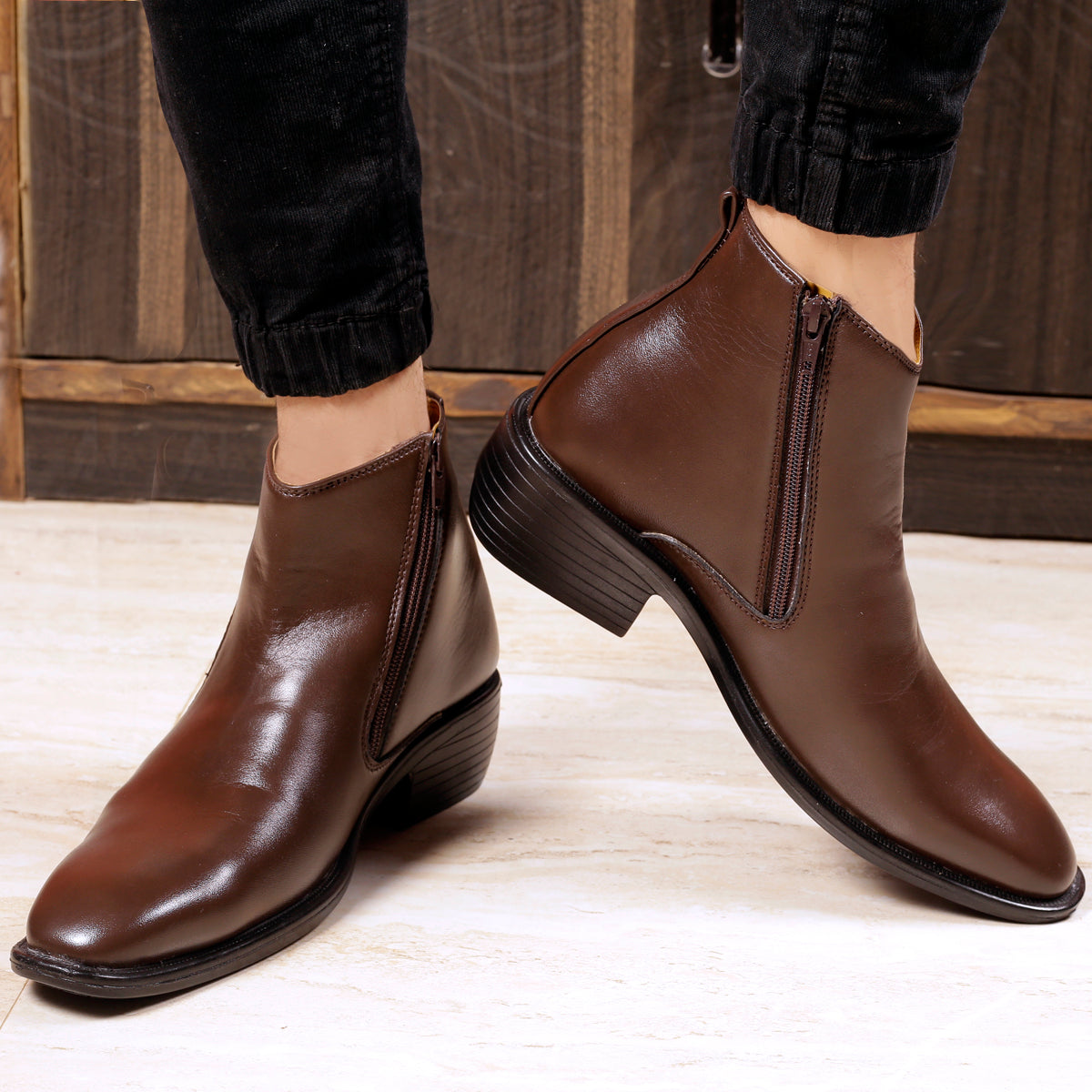 Men's Height Increasing Office Wear Ankle Boots