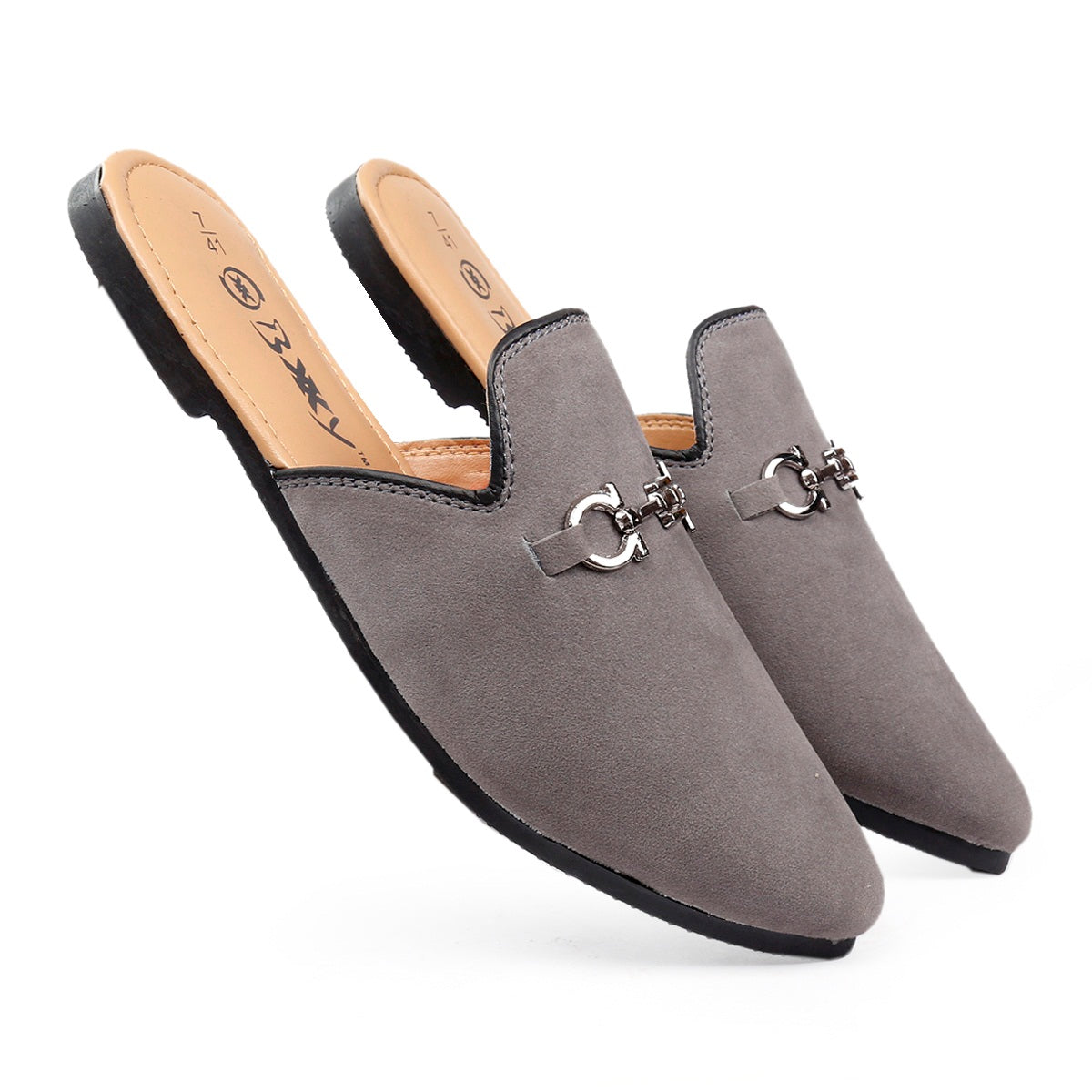 Bxxy Men's Suede Material Latest Stylish Slip-on Mules