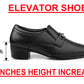 BXXY Men's Formal Height Increasing Slip-On Buckle Shoes