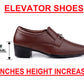 BXXY Men's Formal Height Increasing Slip-On Buckle Shoes