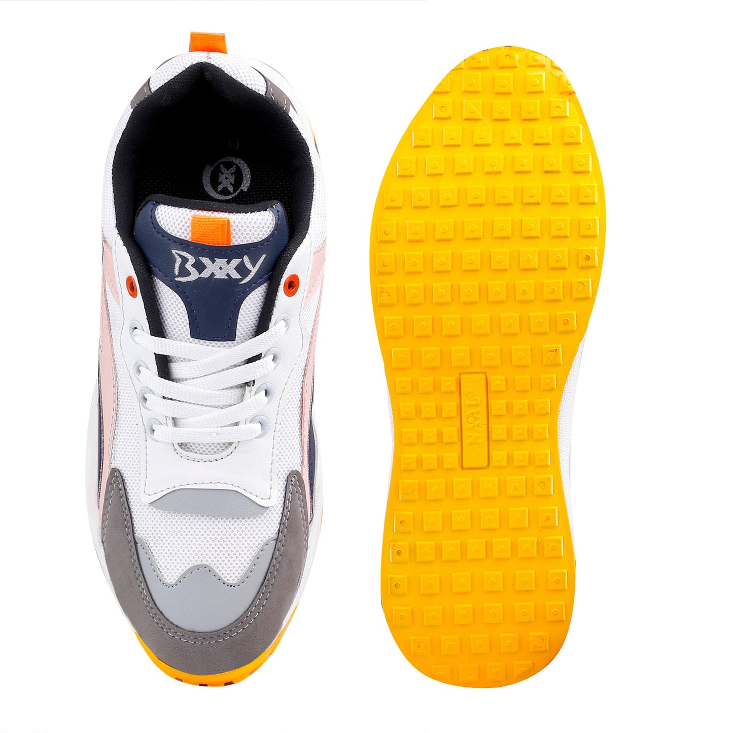 Bxxy New Stylish Men's Breathable Lace-up Sports Shoes