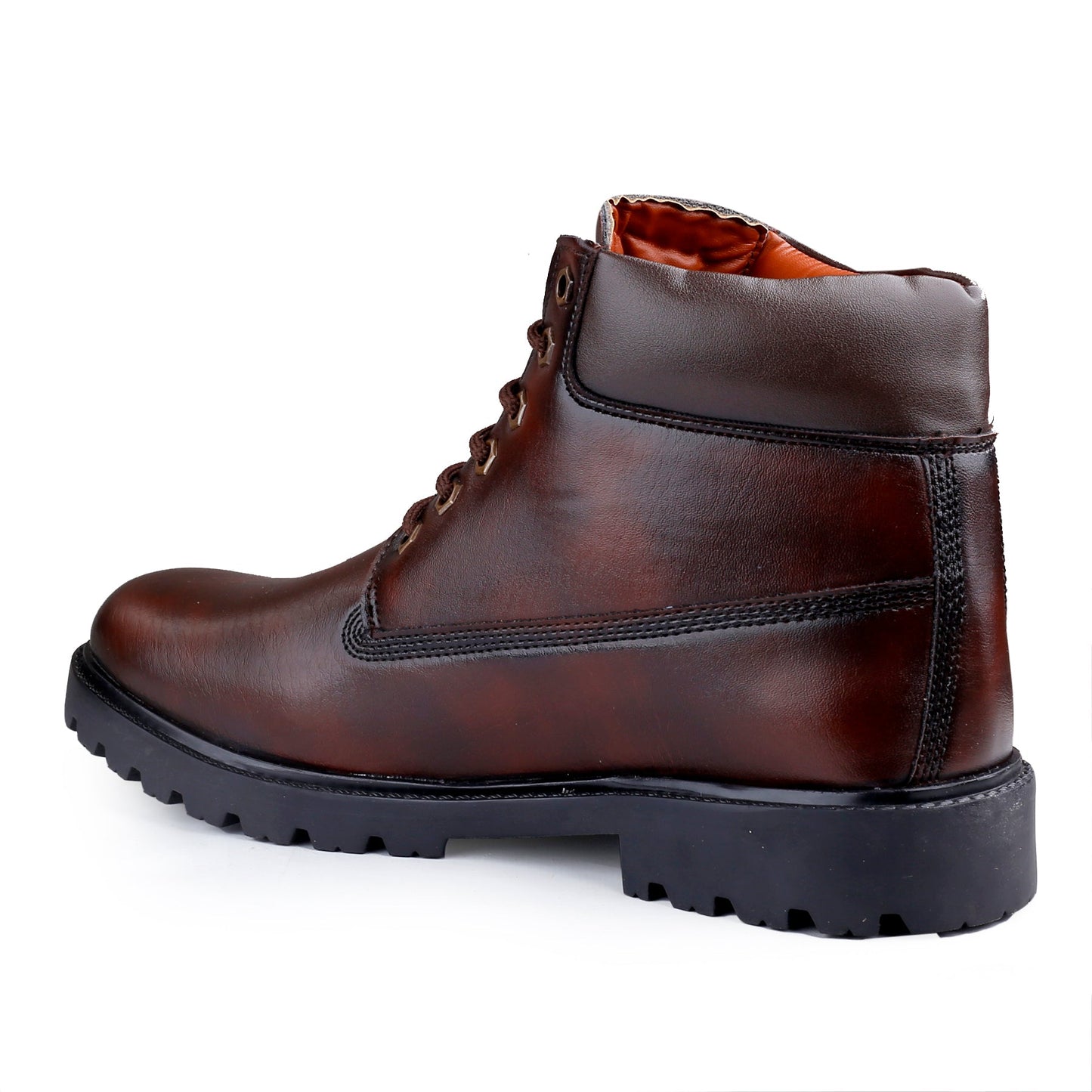 Bxxy's Faux Leather Lace-up Boots for Men