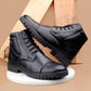 Bxxy's Faux Leather Lace-up Boots for Men