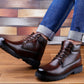 Bxxy's Faux Leather Lace-up Boots for Men