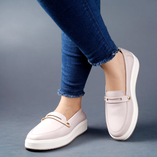 Bxxy's Street Style Fashionable Ladies Slip-on Loafers