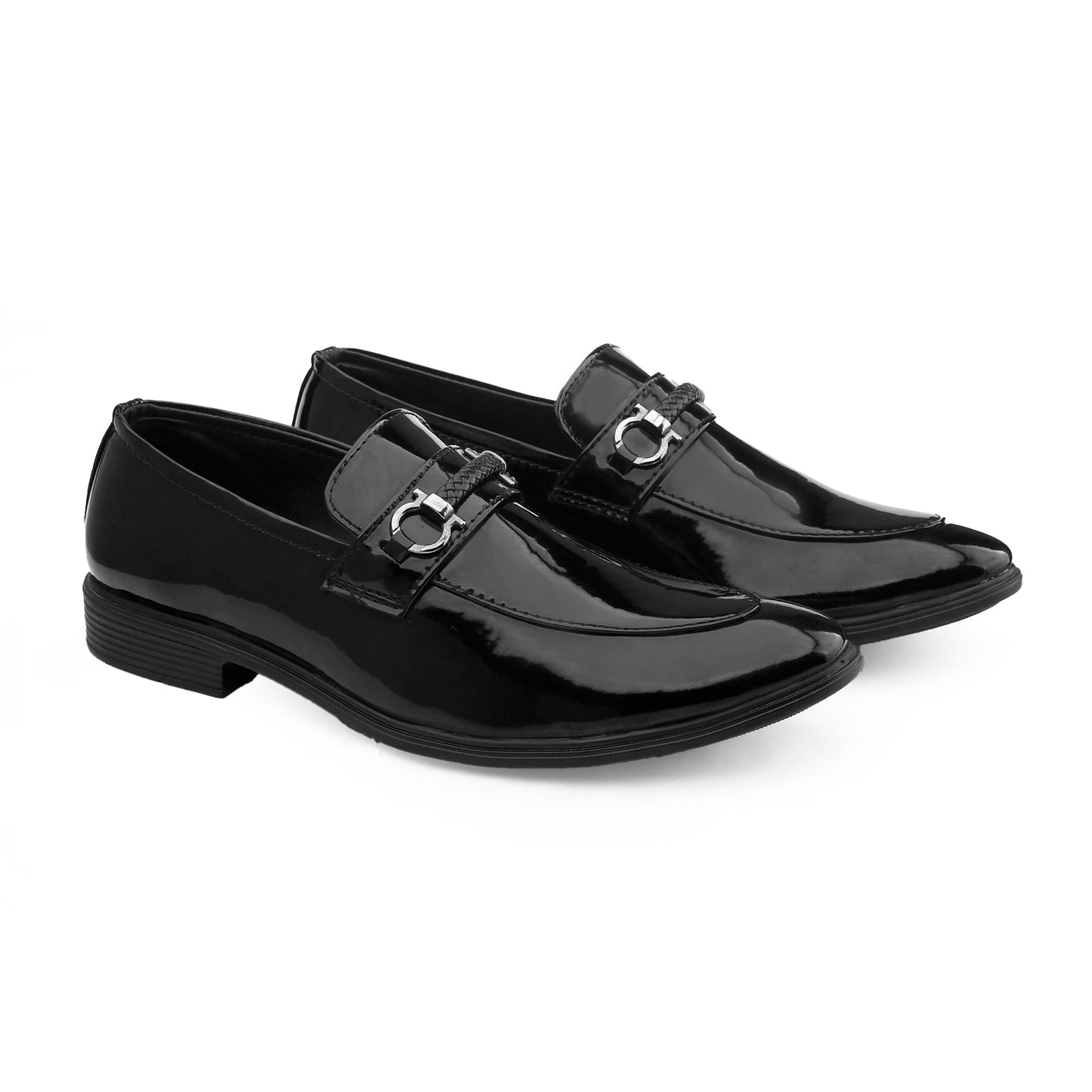 Bxxy's Faux Leather Partywear Slip-ons for Men