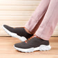 Men's Knitted Breathable Upper Casual Brogue Lace-Up Shoes