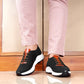 Men's Knitted Upper Casual Sports Lace-Up Running Shoes