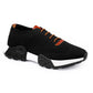 Men's Stylish Breathable Knitted Casual Sports Lace-Up Shoes