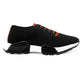 Men's Knitted Upper Casual Sports Lace-Up Running Shoes