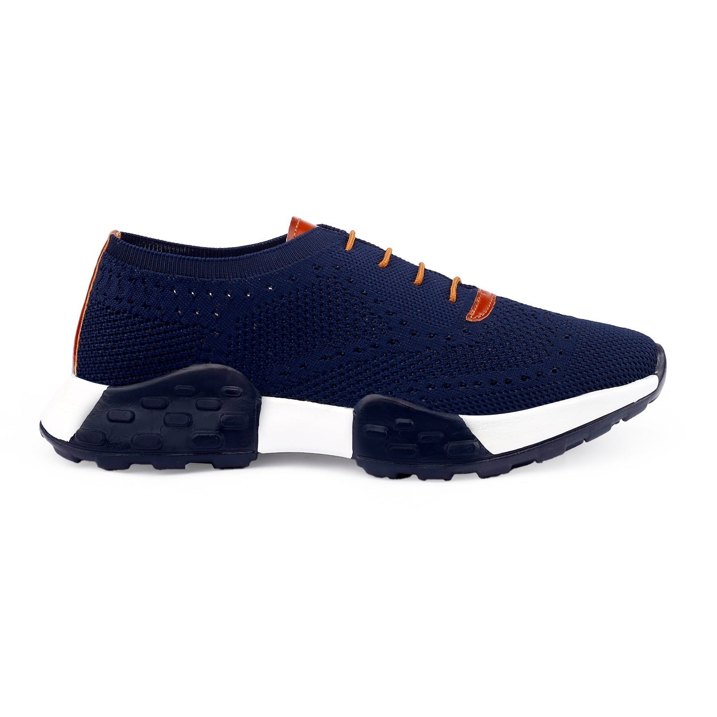 Men's Latest Knitted Casual Sports Lace-Up Shoes