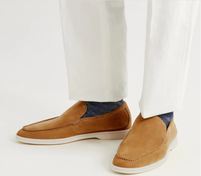 Bxxy's Luxury Vegan Suede Slip-on Loafers for Men