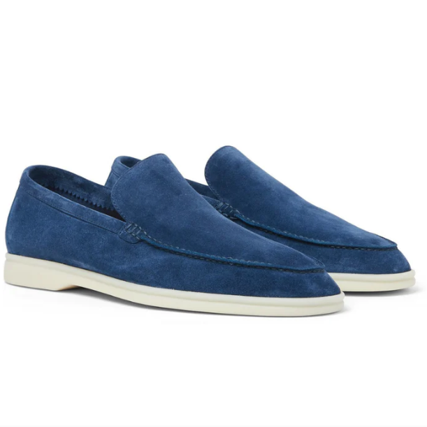 Bxxy's Luxury Vegan Suede Slip-on Loafers for Men