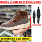 Men's 3.5 Inches / 9 cm Hidden Height Increasing Elevator Boots for Men