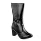 Women Buckle Long Boots