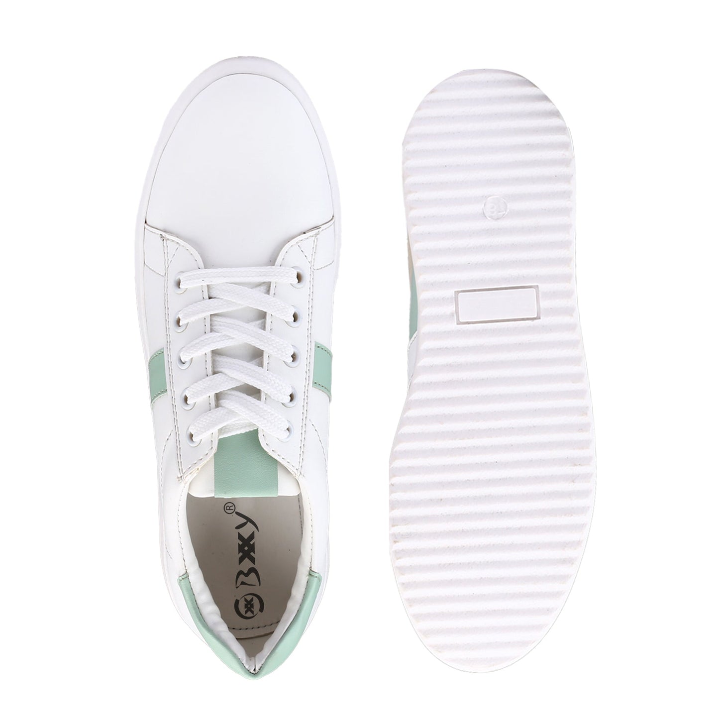 Bxxy Women's Trendy Lace-up Sneakers