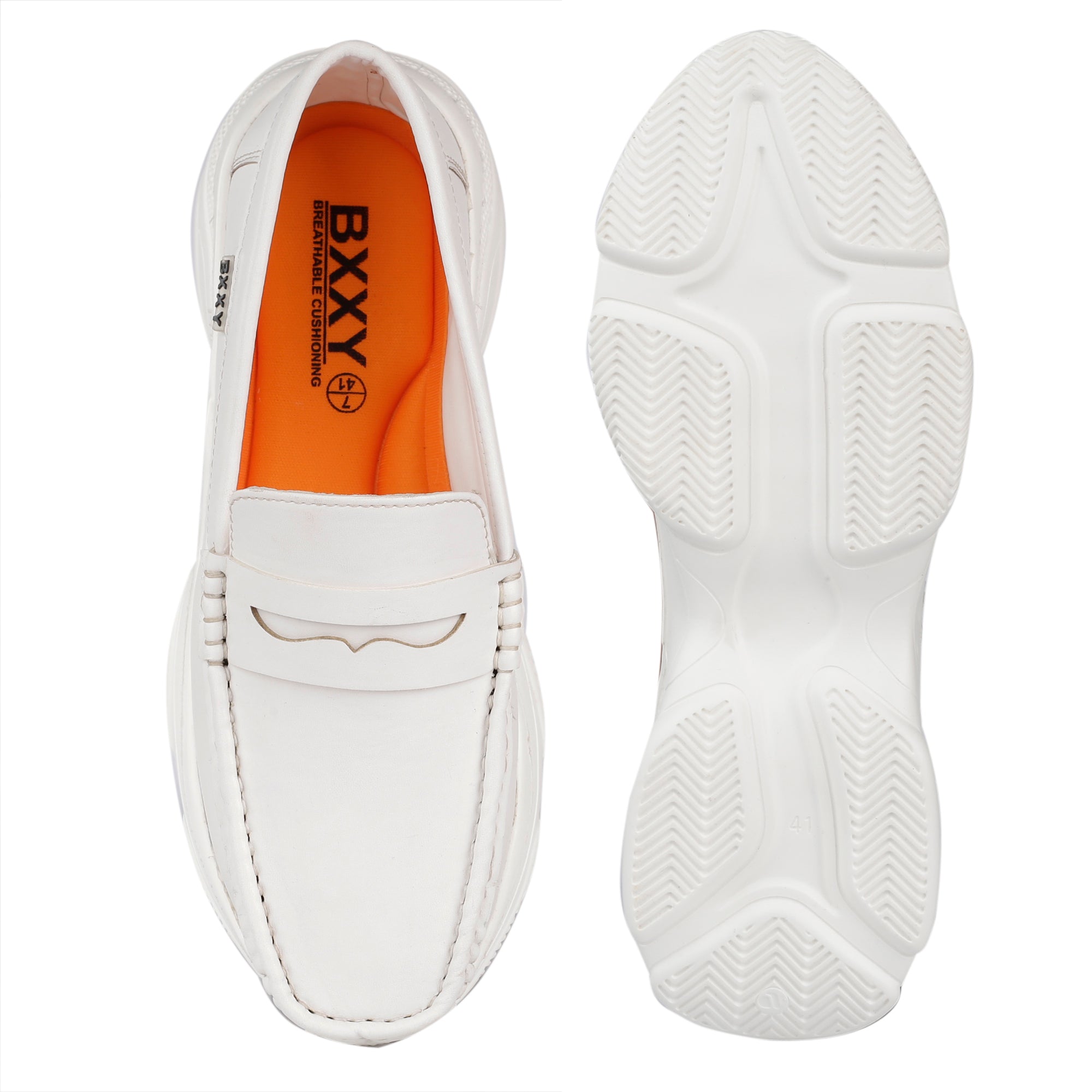 Mens white slip on hot sale shoes