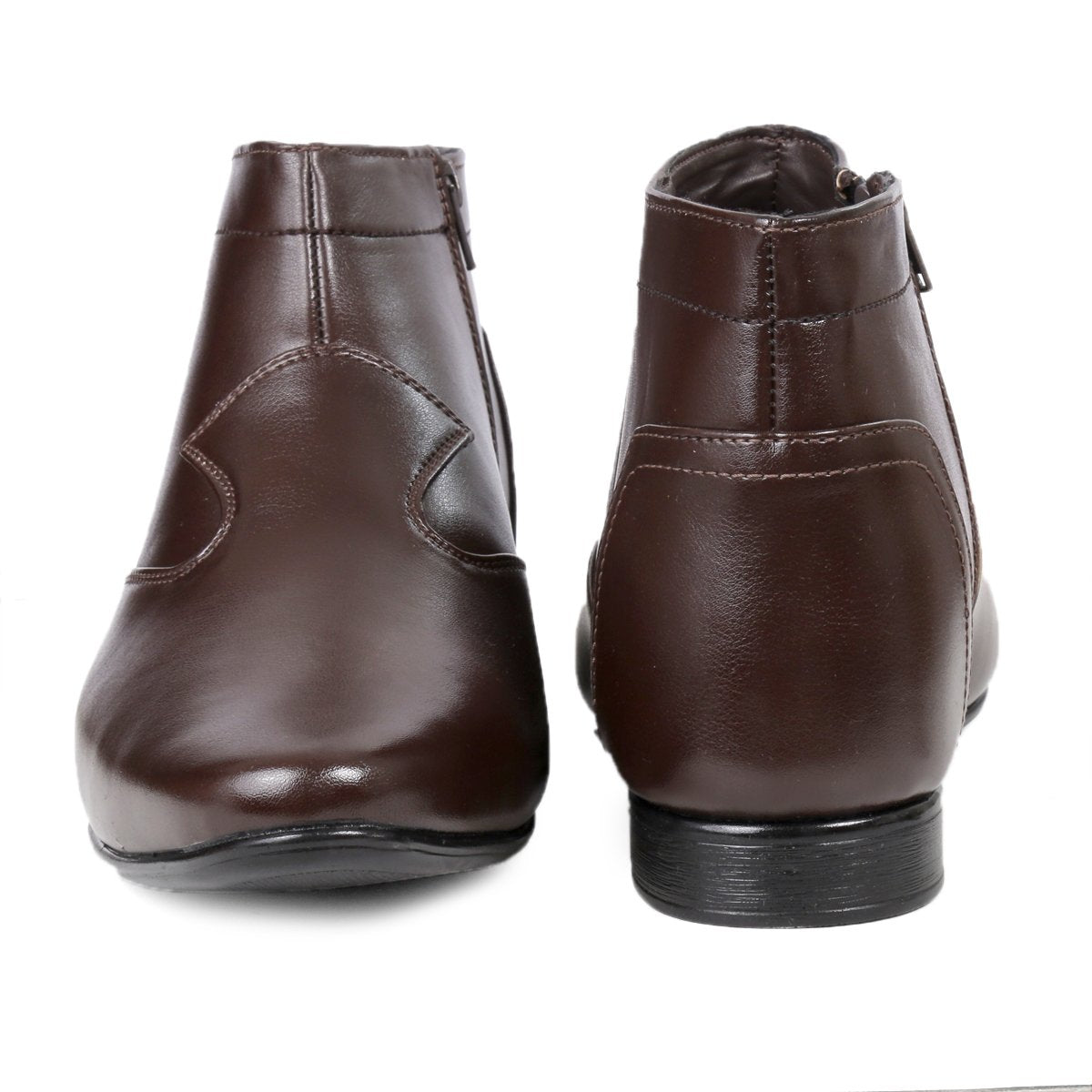 BXXY 9 cm (3.5 Inch) Height Increasing Formal and Casual Pu Leather Boots  for All Occasions