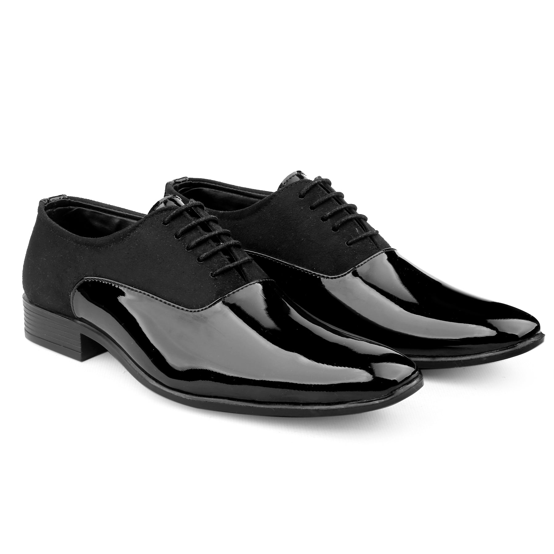 Bxxy s Faux Leather Partywear Lace up Formal Shoes for Men